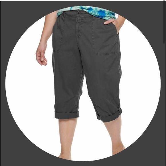 Plus Size Evri Utility Capri Pants 